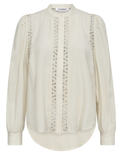 Co'Couture - Aila CC Lace Skjorte - Off White